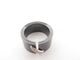 Bague 52 bague CHAUMET liens 081956 t52 ceramique noir or blanc diamants 0.12 ct 58 Facettes 244874