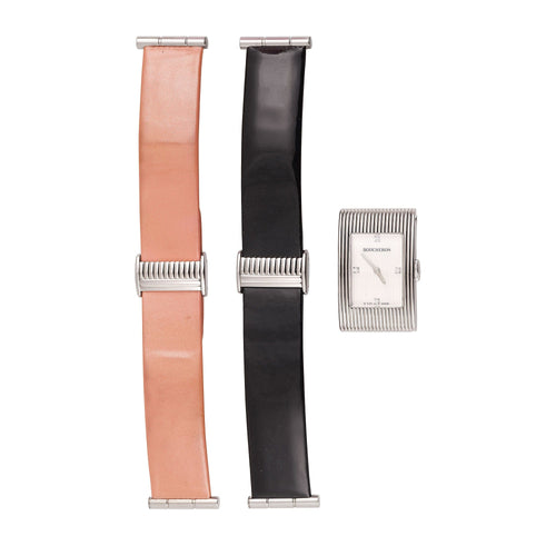 Montre Boucheron - montre Reflet Medium Index diamants 58 Facettes M83