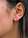 Earrings Half hoop earrings Yellow gold Diamond 58 Facettes 1720421CN