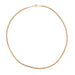 Necklace Curb link necklace Yellow gold 58 Facettes 1751324CN