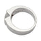 Bague 52 Solitaire en or blanc, diamant 1,14 carats. 58 Facettes 32053