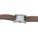 Hermès “Heure H” watch in steel, leather. 58 Facettes 31252