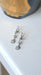 Long diamond sleeper earrings in white gold 58 Facettes