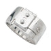 Bracelet Bracelet Hermès "Ceinture" en argent. 58 Facettes 30814