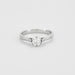 Ring 55 White gold diamond solitaire ring 58 Facettes 240033