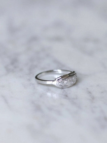 Bague Bague bandeau diamants Art Déco 58 Facettes