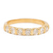 Bague 53 Bague demi alliance Or jaune Diamant 58 Facettes 2405914CN