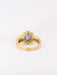 Bague Bague marguerite saphir ovale diamants 58 Facettes J25