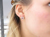 POIRAY earrings - Gold diamond braid earrings 58 Facettes 255372