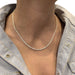 Necklace Diamond river necklace in white gold. 58 Facettes 30692