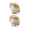 Boucles d'oreilles Boucles d'oreilles Bulgari, "Parentesi", or jaune et acier. 58 Facettes 32910