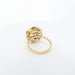 Ring 54 Yellow gold and pearl ring 58 Facettes 27552