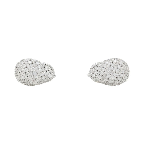 Boucles d'oreilles Boucles d'oreilles pavage diamants. 58 Facettes 31812