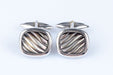 Cufflinks White gold mother-of-pearl cufflinks 58 Facettes J5230160421-AIG5