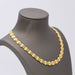 Necklace Alternating necklace in 18k gold 58 Facettes E360293