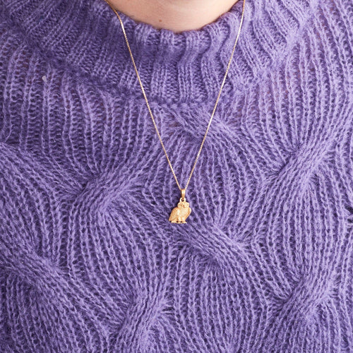 Pendentif Pendentif hibou or jaune 58 Facettes