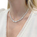 Necklace White gold necklace, diamonds. 58 Facettes 32901