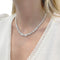 Collier Collier or blanc, diamants. 58 Facettes 32901