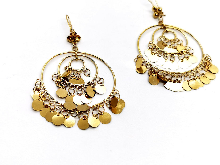 Boucles d'oreilles Boucles d'oreilles Créoles Or jaune 58 Facettes 1186415CN