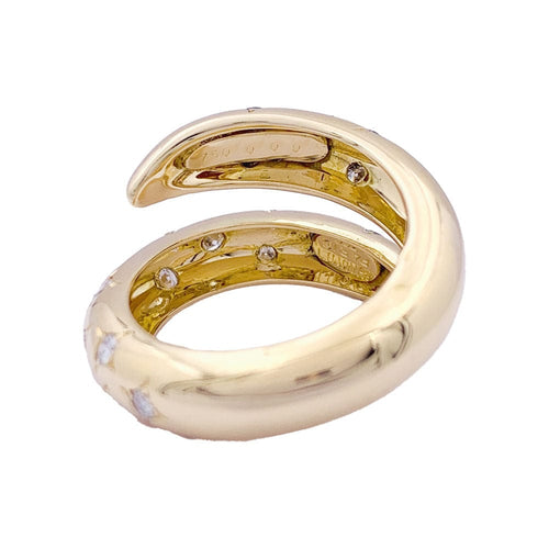 Bague 50 Bague Chaumet, "Tango", or jaune et diamants. 58 Facettes 33282