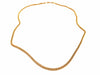 Necklace Curb link necklace Yellow gold 58 Facettes 1610145CN