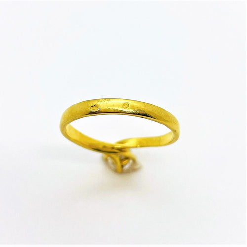 Bague 56 Bague Solitaire Or et Oxyde 58 Facettes 20400000615