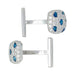 Cufflinks Cartier “Panthère” cufflinks in white gold and diamonds. 58 Facettes 31545
