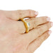 Ring 52 Solitaire Fred Paris princess diamond, yellow gold. 58 Facettes 30858