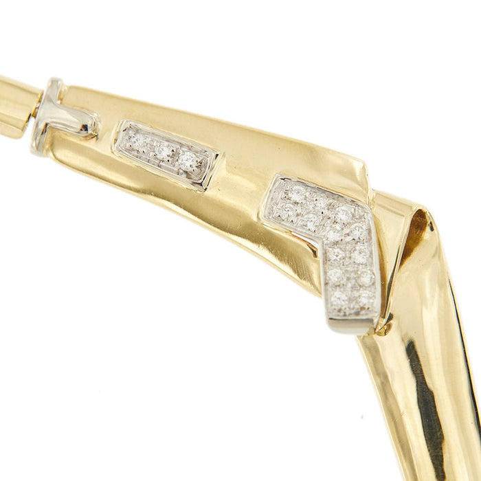Collier Collier semi-rigide diamants 58 Facettes 32705