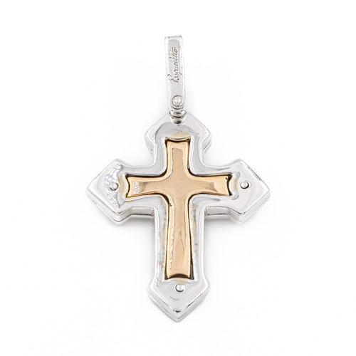 Pendentif Pendentif Croix Or blanc 58 Facettes 2060571CN