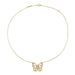 Van Cleef & Arpels “Papillon” necklace in yellow gold and diamonds. 58 Facettes 31825