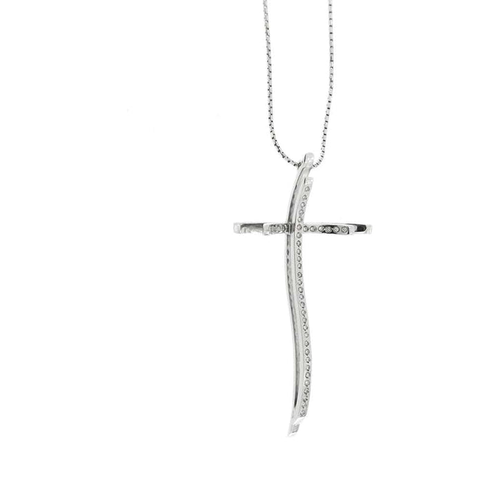 Collier Collier pendentif croix et diamants 58 Facettes 26524