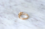 Bague Bague double anneau, perle, diamants et saphir 58 Facettes