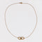 Collier Collier or jaune boucles entrelacées 58 Facettes 23-216