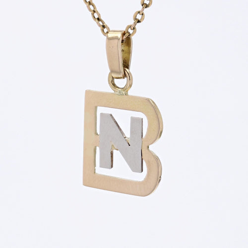 Pendentif Pendentif 2 ors initiales 58 Facettes CVP69