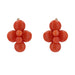 Earrings Old coral bead earrings 58 Facettes 22-615