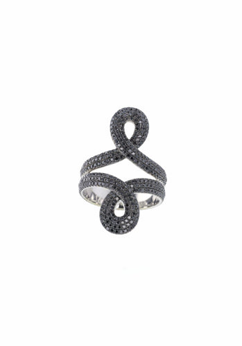 Bague 55 Bague AS29 Tanagra en Or Blanc 750/1000 58 Facettes 43239-38728