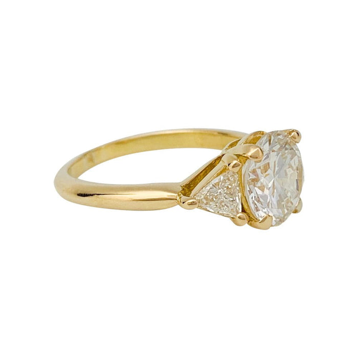 Bague 52 Bague diamant 2,02 carats, en or jaune. 58 Facettes 31658