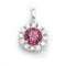 Pendentif Pendentif Or, Diamants et Rhodolite 58 Facettes D359669LF