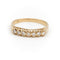 Bague 52 Bague Demi alliance Or jaune Diamant 58 Facettes 1718449CN