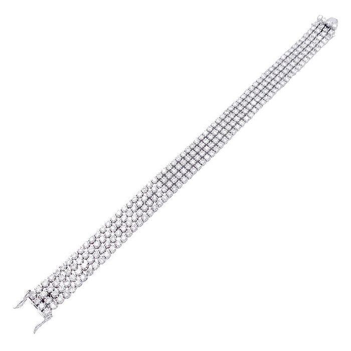 Bracelet Bracelet or blanc, diamants. 58 Facettes 32335