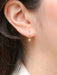 Boucles d'oreilles Dormeuses Napoléon III en Or jaune Perles 58 Facettes J271
