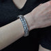 Bracelet Engraved silver bangle bracelet 58 Facettes 22-133
