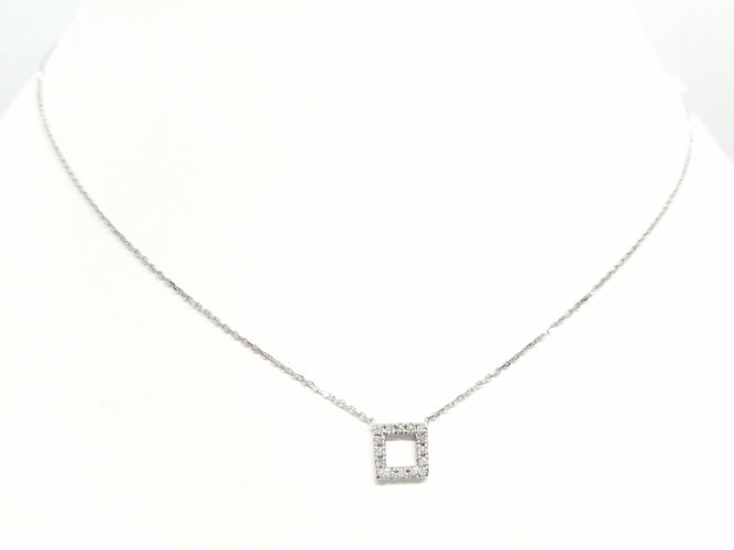 Collier Collier Or blanc Diamant 58 Facettes 579209RV