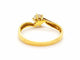 Bague 56 Bague Or jaune Diamant 58 Facettes 06347CD