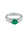 Ring 52.5 EMERALD AND DIAMOND RING 58 Facettes 417 00087