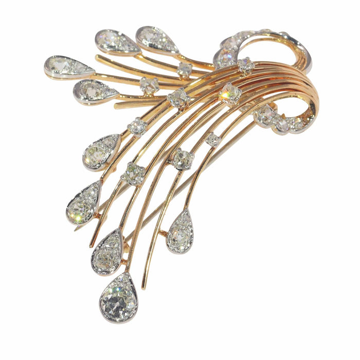 Broche Broche diamants années 1960 58 Facettes 23167-0370