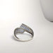 Bague Bague en or blanc diamants et saphirs 58 Facettes 5607