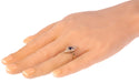 Bague 59 Bague diamant et saphir bleu 58 Facettes 21097-0172