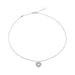 Necklace Poiray necklace, “Secret Heart”, white gold and diamonds. 58 Facettes 31130